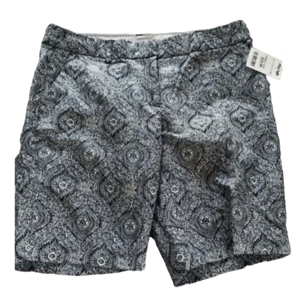 🆕 Kenar Women’s Blue Paisley Shorts size 6